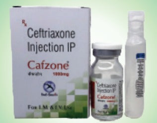 CAFZONE INJ 1g